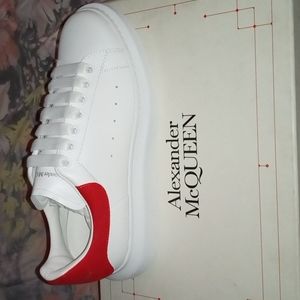 Alexander McQueen white/lust red size 41 1/2